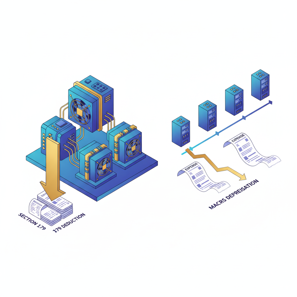 Mining equipment depreciation and Section 179 deductions